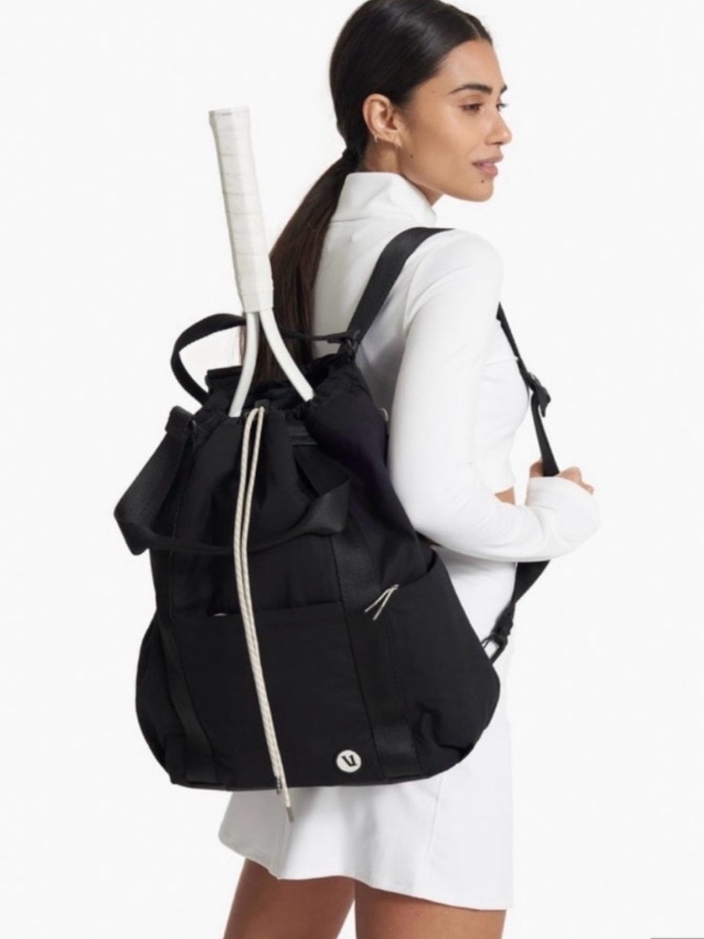 Vuori convertible tote bag black NWT